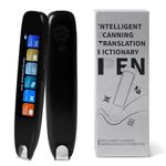 Scan Reader Pen, 142 Language Translator Device, Smart Digital Reading Pen for Dyslexia, Elderly, Kids, Students, Supports Voice, Scan, Text to Speech Reading Pen (Black)