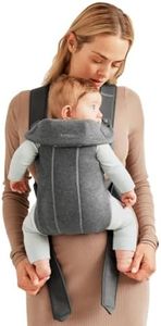 BABYBJÖRN Baby Carrier Mini, 3D Jersey, Dark Grey