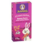 ANNIE'S - MACARONI AND CHEESE Bunny Pasta Cheese, No Artificial Flavours, No Synthetic Colours, Contains Real Cheese and Milk Ingredients, 80% Organic Ingredients, 170 Grams Package