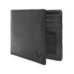 PELLE TORO Handmade Super Slim Men's Wallet, Handmade with Napa Leather, RFID Blocking Wallet, 9 Card Slots & ID Window (Charcoal Black)