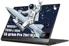 LG Gram Pro 16 OLED 2-in-1 Business Laptop, WQXGA+ 2880 x 1800 Touch, Intel Evo Edition, Core Ultra 7(16 Core up to 4.8GHz), Intel Arc, 16GB LPDDR5x RAM, 2TB SSD, Windows 11 Pro, with 5ave 6in1 Kit