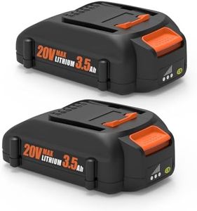 BECDXPal 2 Pack 3500mAh Replacement for Worx Battery 20V PowerShare Battery for WA3520 WA3525 WA3575 WG890 WG891 Compatible with All Worx 20V Battery