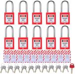 Allucky Lockout Tagout Locks, 10pcs