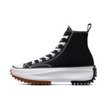 Converse Men's Run Star Hike High Top Sneakers, Black/White/Gum, 9.5 Medium US