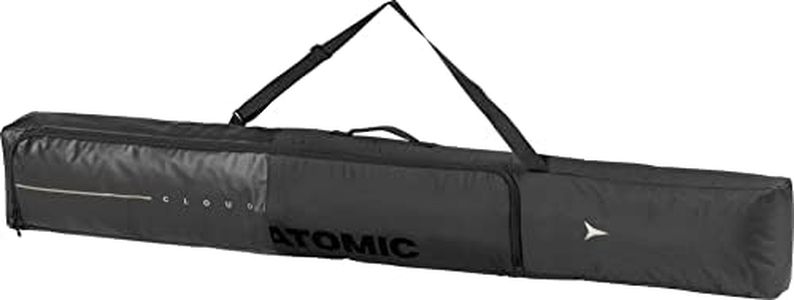 ATOMIC W Ski Bag Cloud Black – Sac de Ski pour Skis et bâtons de 175 cm de Long – Matériau Hydrofuge et Anti-salissures – Transport de Skis Compact et Anti-Rayures – Sangle de Transport Incluse,