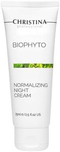 -CHRISTINA- Bio Phyto Normalizing Night Cream with Hyaluronic Acid & Vitamin E | Stress Reducing& Barrier Strengthening Night Cream for Face for Oily & Combination Skin 75ml