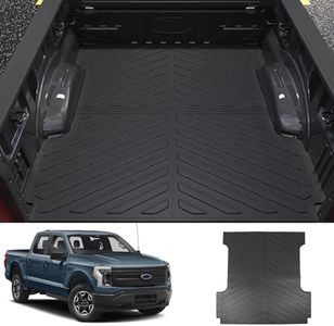 Xipoo Bed Mat Compatible with 2015-2024 Ford F150 Truck Bed Mat 5.5 FT Bed Liner TPE Cargo Liner Replacement for 2015-2024 Ford F150 Accessories (5.5FT Truck Bed Mat)