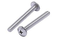 1/4"-20 X 2-1/4" Stainless Phillips Truss Head Machine Screw, (25pc), Coarse Thread, 18-8 (304) Stainless Steel, by Bolt Dropper