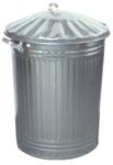 Anything 4 Home 90L Galvanised Metal Rubbish Bin