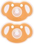 Mobella Koala Pacifiers 0-3 Months, Silicone Baby Pacifier for Breastfed Babies, Soft Nipple Newborn Soother, BPA-Free Binkies, Orthodontic, Symmetrical Curves Shield Design, Day Time 2 Pack
