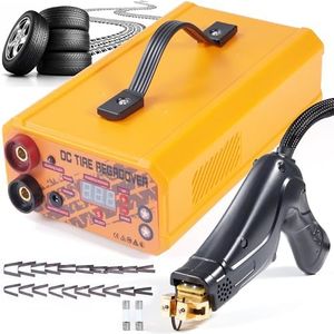Marvik Forge 1000W Professional Tire Groover Portable Rubber Grooving Cutter Tool Kit Digital Display Tire Engraving Machine with 10 Blades for Tread Pattern Tire Retreading Repair