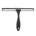 NileHome Shower Squeegee for Glass Door Stainless Steel Window Squeegee All-Purpose Heavy-Duty Bathroom Squeegee for Shower Glass Door and Tile Cleaning Non-slip Handle 10 Inches