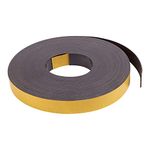 MasterVision Magnetic Adhesive Tape Roll, 1 Inch x 50 Feet, Black (FM2021)