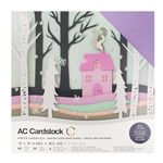 American Crafts 12x12 Card Stock Pack- Winter, 60 Sheets Total