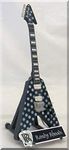 RANDY RHOADS Miniature Guitar POLKA DOTS w/Guitar Pick