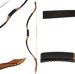 Toparchery Traditional Recurve Bow 53'' Archery Hunting Handmade Horse Bow Longbow 30 lbs