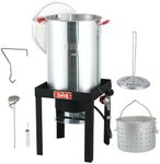 Feasto 22701A 30QT Turkey Fryer & F