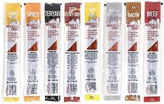 Wenzel’s Farm Variety Pack Meat Sticks │Snack Sticks │ Flavorful, Naturally Smoked │ High Protein, Low Carb │ No MSG, Fillers, Binders, Artificial Colors │ Gluten Free | 16 sticks (8 packs of 2) | Original Variety Pack