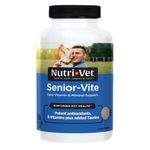 Nutri-Vet Senior-Vite Dog Vitamin Liver Chewable, 120 Count