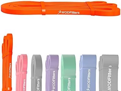 WODFitters Pull Up Assistance Band for Stretching, Mobility Workouts, Warm Up, Recovery, Powerlifting, Home Fitness and Exercise (#0 Orange)