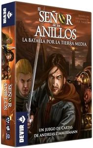 Devir - El Señor de los Anillos, Batalla por la Tierra Media, Devir Pocket, Juego de Cartas, Juego Entretenido con Amigos (BGBATUSP)