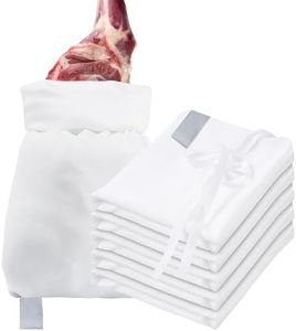 Yao Suo 5-in-1 Reusable Heavy-Duty Elk Hunting Meat Bag Set, Ultra-Durable, Breathable Meat Game Bags with Reflective Strip for Elk, Caribou, Deer, Moose, Antelope, Duck, 48 inches x 4, 28 inches x 1