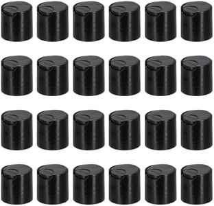 PATIKIL 28/410 Replacement Press Plastic Caps, 24pcs Dispensing Top Cover for Squeeze Shampoo and Lotion Bottles Lids