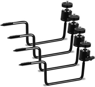 ALTIN Trail Camera Tree Mount, Trail Camera Holder, Hunting Accessory, 4 Pack Tracking Camera Bracket, Tree 1/4" x 20 Screw，360° Rotatable Interface Trailcam Holder for Hunting，Can Carry 5KG