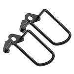 PERFETSELL 2 pcs Bicycle Rear Derailleur Guard,4.52" Steel Iron Bike Rack Protector Adjustable Cycling Rear Derailleur Chain Protective Guard for Outdoor Mountain Road Cycling Bike