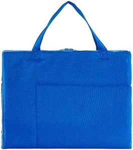 KAHU Foldable Dog Blanket for Travelling (60 x 80 cm) • Dog Travel Blanket as Practical Carry Bag • Dog Bed to Take Away • Dog Mat • Washable Dog Mat • Colour: Blue