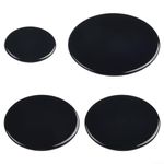 4 Pcs Universal Cooker Hob Gas Burner Cap, 55mm 75mm 100mm For SABAF Accessories, Universal Cooker Hob Gas Burner Cap Set 4 Pcs Enhance Cooking Efficiency(Flat)