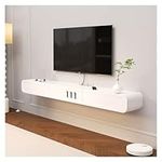 TV Stand White Floating TV Stand wi