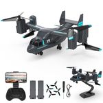 OBEST Remote Control Helicopter 2.4G with 1080P Camera, RC Helicopter Plane with Optical Flow Positioning, Headless Mode, Photo and Video storage, Lens Zoom, One Click Takeoff and Landing