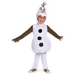 Disguise Costumes 83176L Olaf Toddler Classic Costume, Large (4-6), One Color