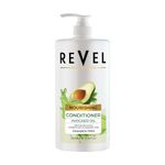 Revel Hair Care Anti Hair Fall Avocado Oil Nourishing Conditioner 1000ml, Revitalizes Scalp Combats Dry & Damaged Hair, Paraben Free