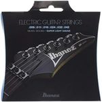 Ibanez IEGS6 Electric Guitars Strings - Super Light Gauge, Silver