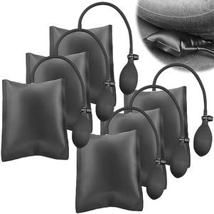 Vaileal 6 almohadillas de montaje de aire: cojines de montaje inflables, bomba de cuña de aire, montaje de ventana de 200 kg de herramientas manuales, cojín de expansión para la instalación de