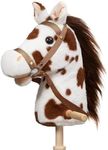 HollyHOME Stick Horse Plush Handcra
