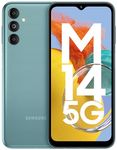 Samsung Galaxy M14 5G (Smoky Teal,4GB,128GB)|50MP Triple Cam|Segment's Only 6000 mAh 5G SP|5nm Processor|2 Gen. OS Upgrade & 4 Year Security Update|8GB RAM with RAM Plus|Android 13|Without Charger