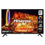 Hisense 40A4BGTUK (40 Inch) HD Smart TV, with Natural Colour Enhancer, DTS Virtual X, VIDAA U5 OS, Youtube, Netflix, Disney+, Freeview Play and WiFi (2022NEW), Operating System VIDAA