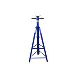 K Tool International XD61002 2 Ton Automotive Under Hoist Tripod Stand for Garages, Repair Shops, and DIY, 4,000lb. Capacity, Support Range 49"-79.75", Heavy Duty Steel, 24" Base, 3.25" Saddle, Blue