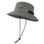 TOP-EX Cooling Bucket Hats Men Womens UPF 50 Sun Hat UV Protection Wide Brim for Golf & Walking, Summer Outdoor Hats, Fishing Hat, Safari Hat Grey M/L