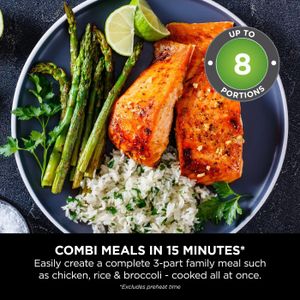 Ninja Combi 12-in-1 Multi-Cooker Oven & Air Fryer – 12 Functions, Grey