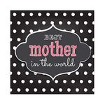 Yeele 4x4ft Vinyl Photo Background Best Mother in The World Backdrop for Photography Happy Mother's Day Mom Women Ms Lady Photo Booth Shoot Vinyl Studio Props