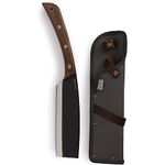 Barebones Japanese NATA Tool - Machete Perfect for Chopping, Splitting & Cutting - Stainless Steel Hunting Machete - Hardwood Walnut Handle - Stainless Steel Blade