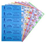 750 8 PAGE GAMES JUMBO BINGO TICKETS 6 TO VIEW JUMBO BINGO BOOKS