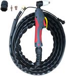 Cuwiny Plasma Cutter torch, PT-31 Air Plasma Cutting Gun with M161.5 Brass Screw 2 pins Connectors, Duty Cycle 60%, work with ESAB/L-TEC PT-31 JG-40 WSD-LG40 CUT50 and most Plasma Cutting machine