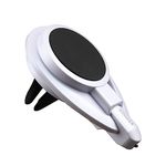 Ztylus Stinger Car Phone Holder with Emergency Escape Tool: Universal Air Vent Magnetic Cell Phone Mount Holder, Spring Loaded Window Breaker, Seat Belt Cutter, Cradle Stand Holder (White)