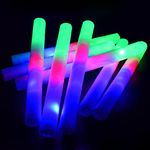 M.best 30 Pack LED Light Up Foam Sticks with 3 Modes, Glow in The Dark Wands Party Supplies for Birthday,Wedding, Christmas, Halloween,Raves, Concert