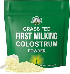 First Milking Colostrum Powder from Grass Fed USA Cows Milked Within 6 Hours of Giving Birth to Get The Most Bioactive Colostrum Nutrients. High Immunoglobulin Bovine Colostrum Supplement for Humans